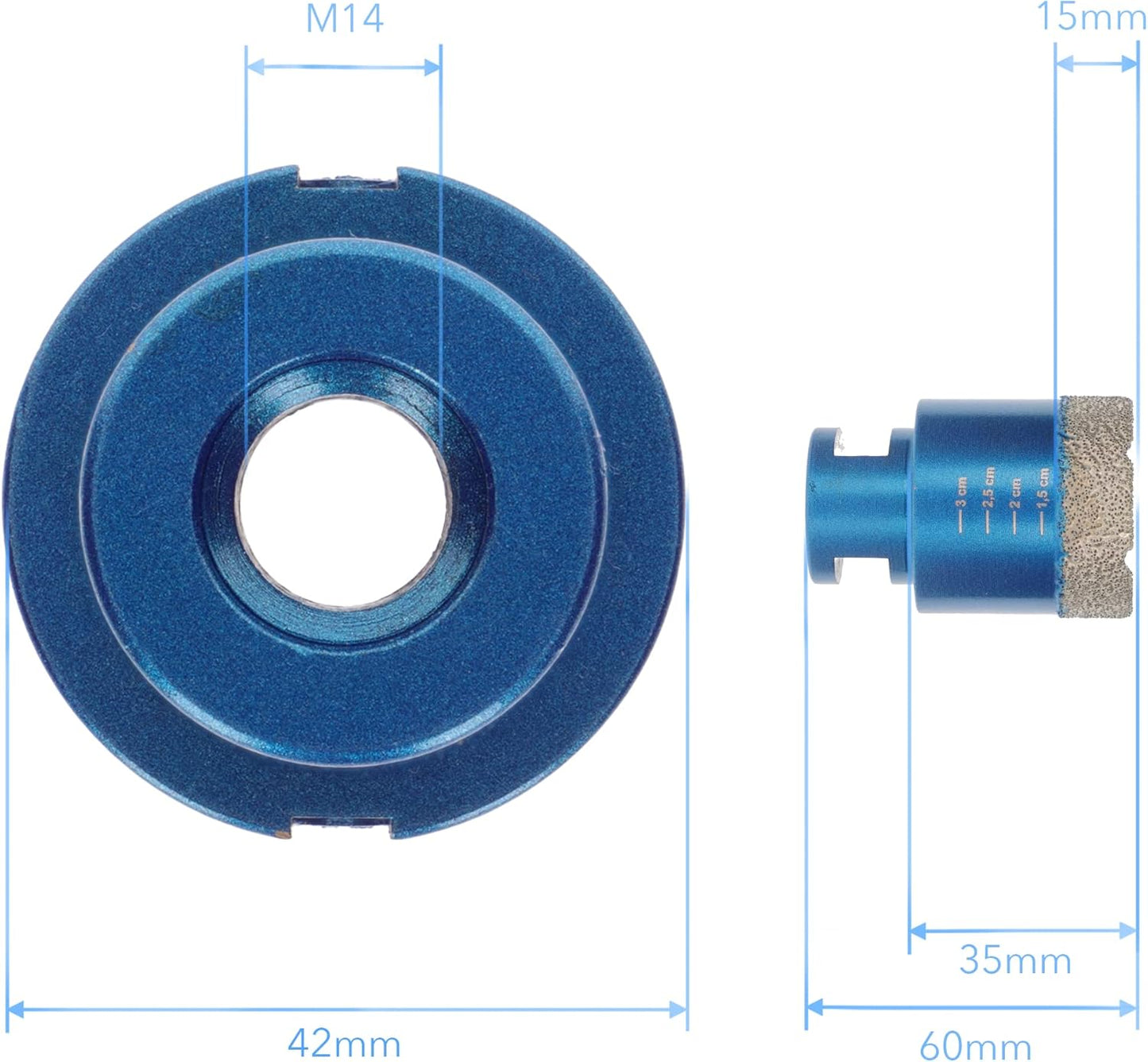 Fliesenbohrer, 42mm