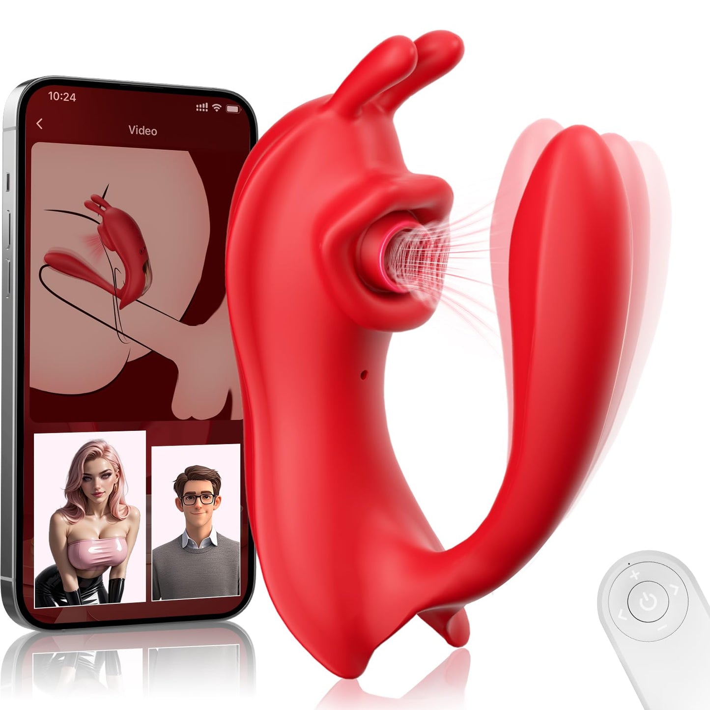 Vibratorenset mit App und Fernbedienung