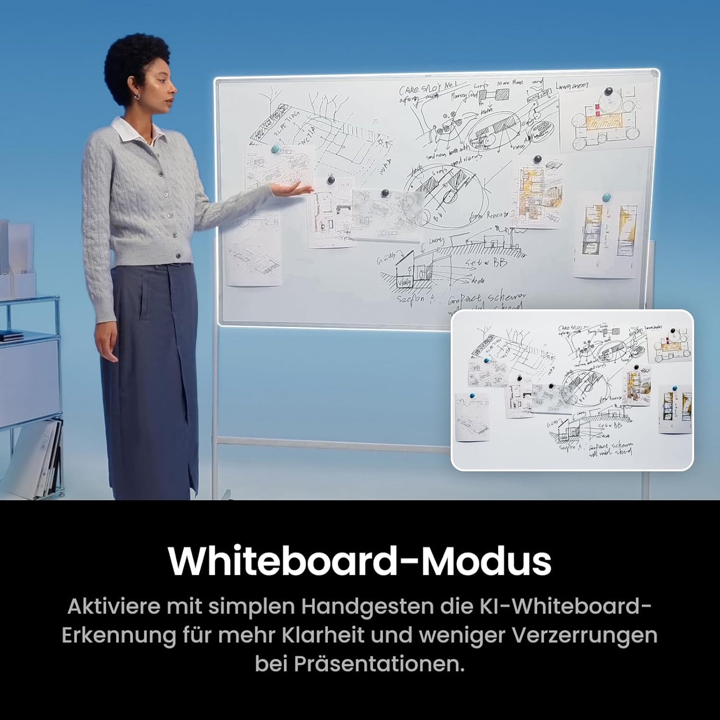 PTZ-Webcam Link 2 Pro, Graphitschwarz Standard-Bundle