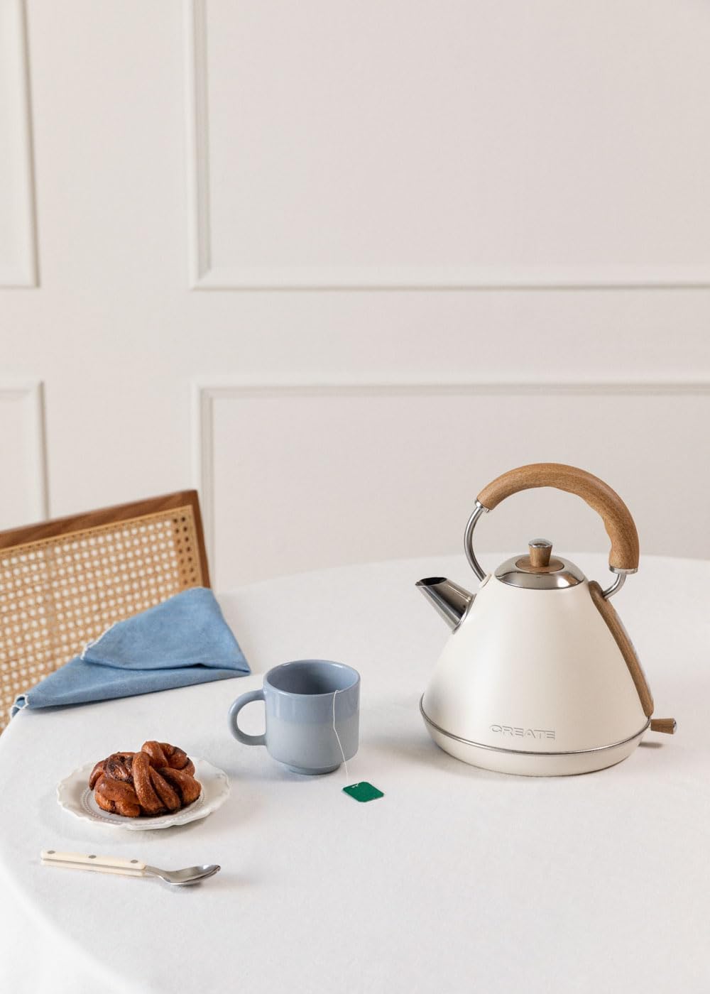 Toaster & Wasserkocher, 1,7L - Retro XL Cremeweiss