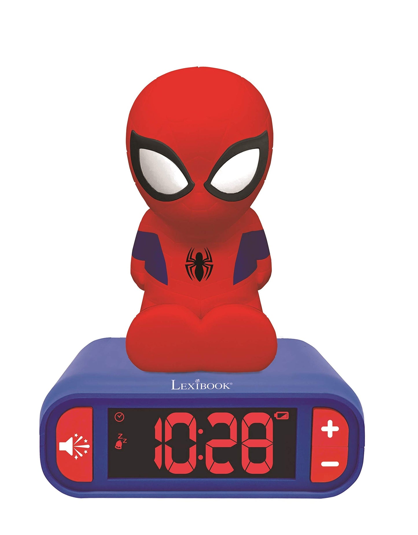 Spiderman Nachtlicht-Wecker mit Schlummerfunktion, Spider-Man