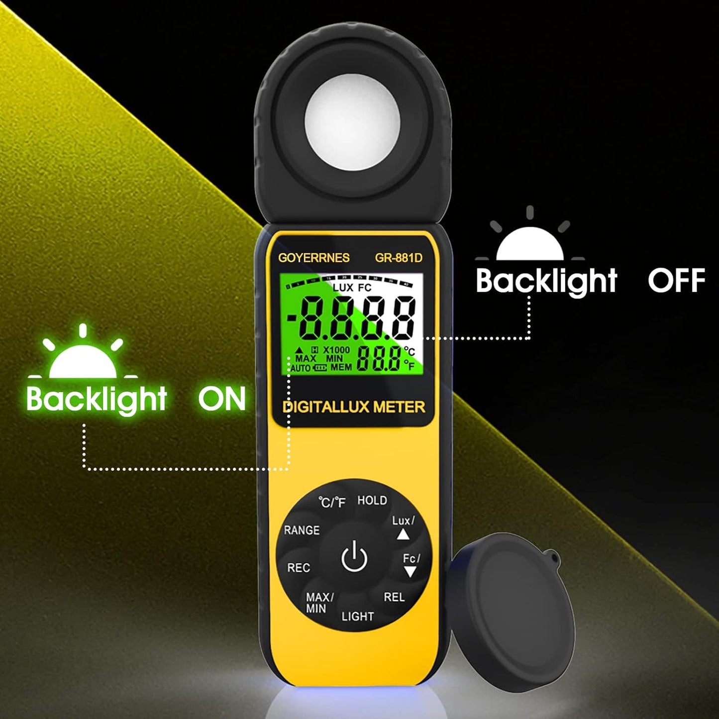 Digitales Luxmeter GR-881D