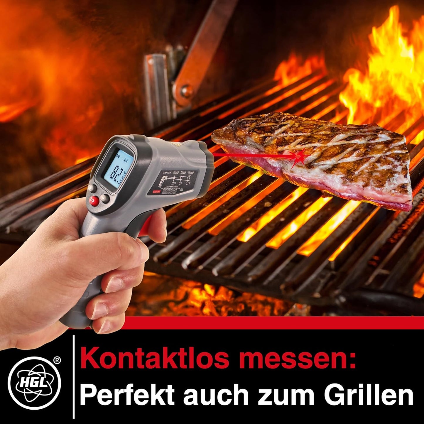 Infrarot Thermometer HGL-205, -50°C … 600°C