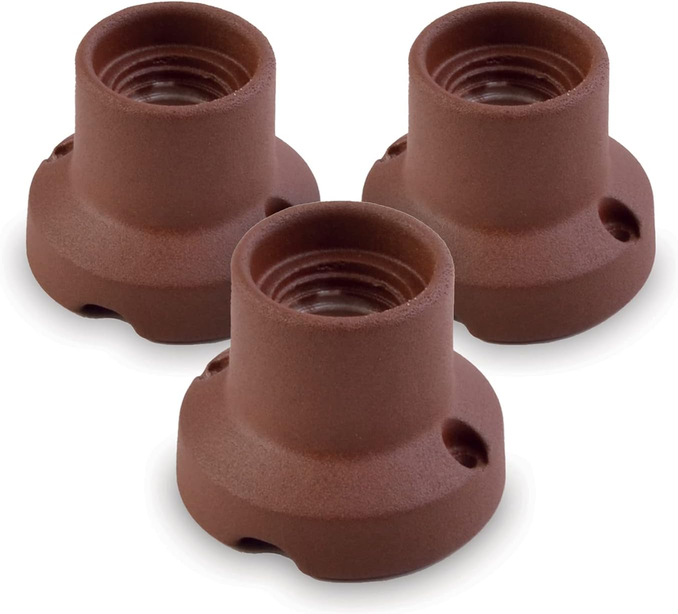 3x Lampenhalter, Fassung E27, 3 einheiten Corten