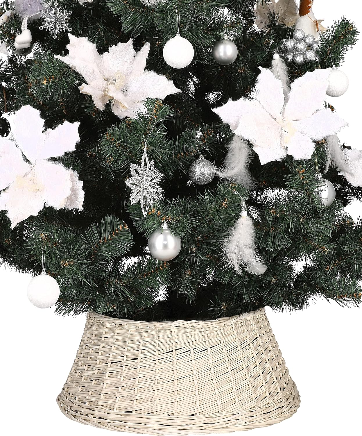 Weihnachtsbaum Rock, Gebleicht, Ø 50 cm