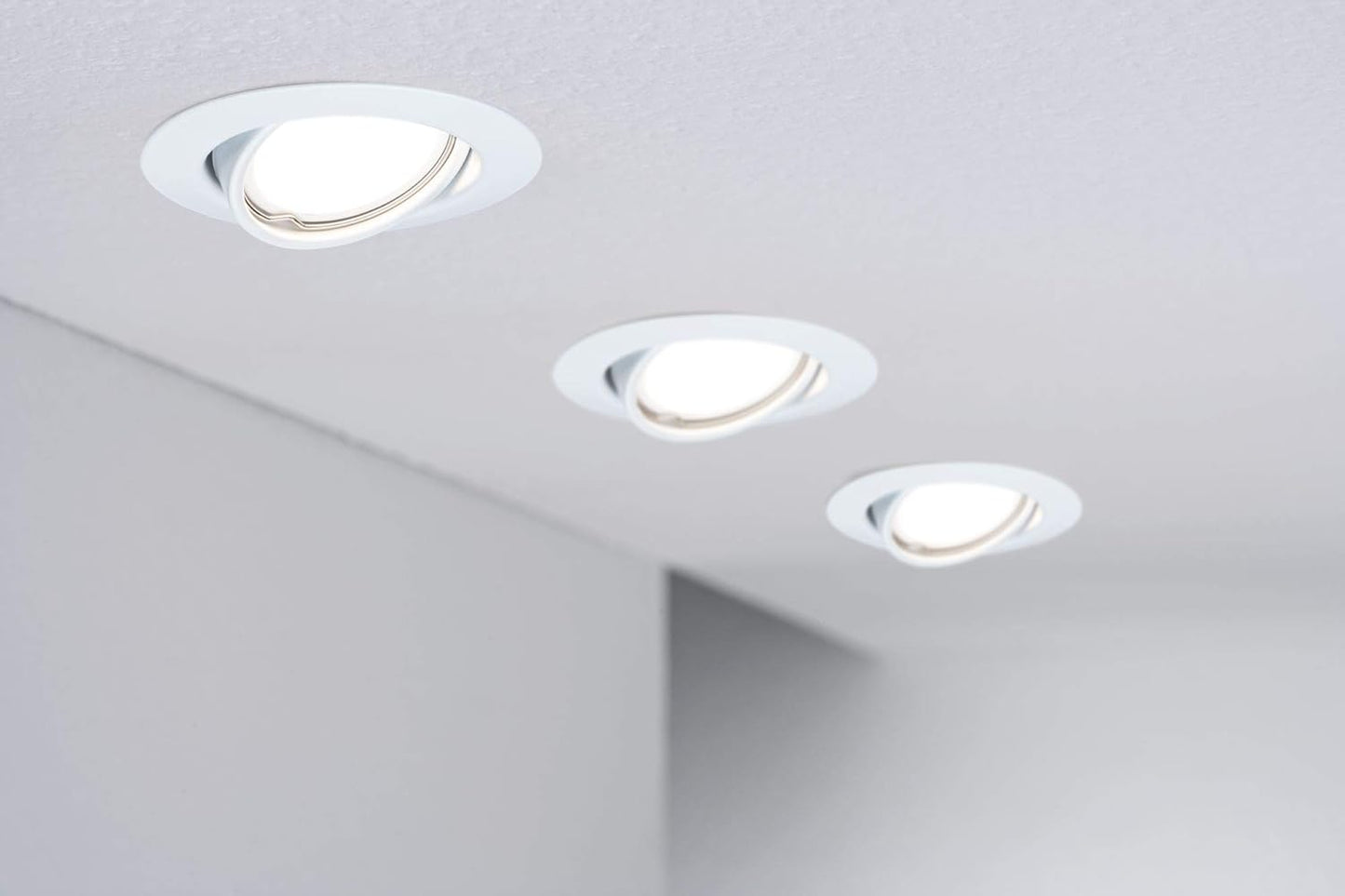 Einbauleuchte LED Base Set (3 Stück, nicht dimmbar), LED Coin, Nicht dimmbar, Weiss Matt
