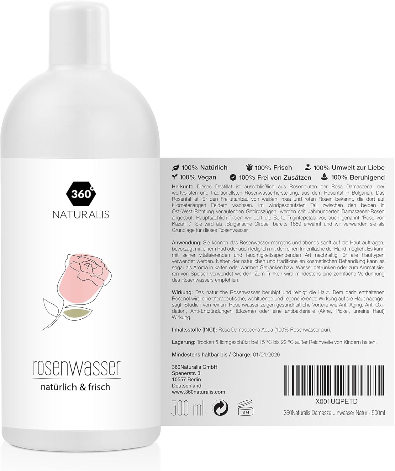Damaszener Rosenwasser