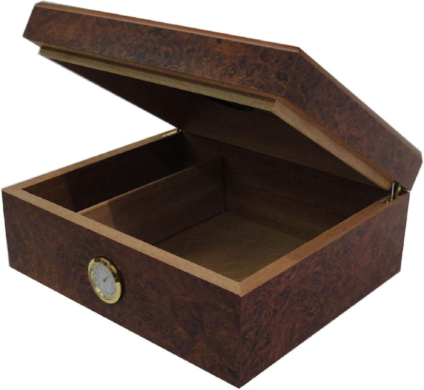 Humidor mit Messinghygrometer