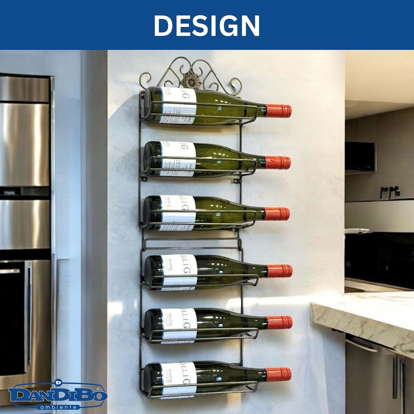 Weinregal für die Wand