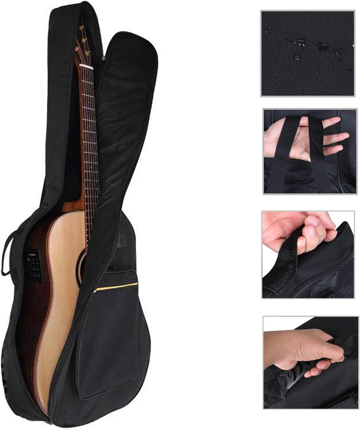 Gitarrentasche für Akustik-, Bass- und Klassikgitarren, full-size
