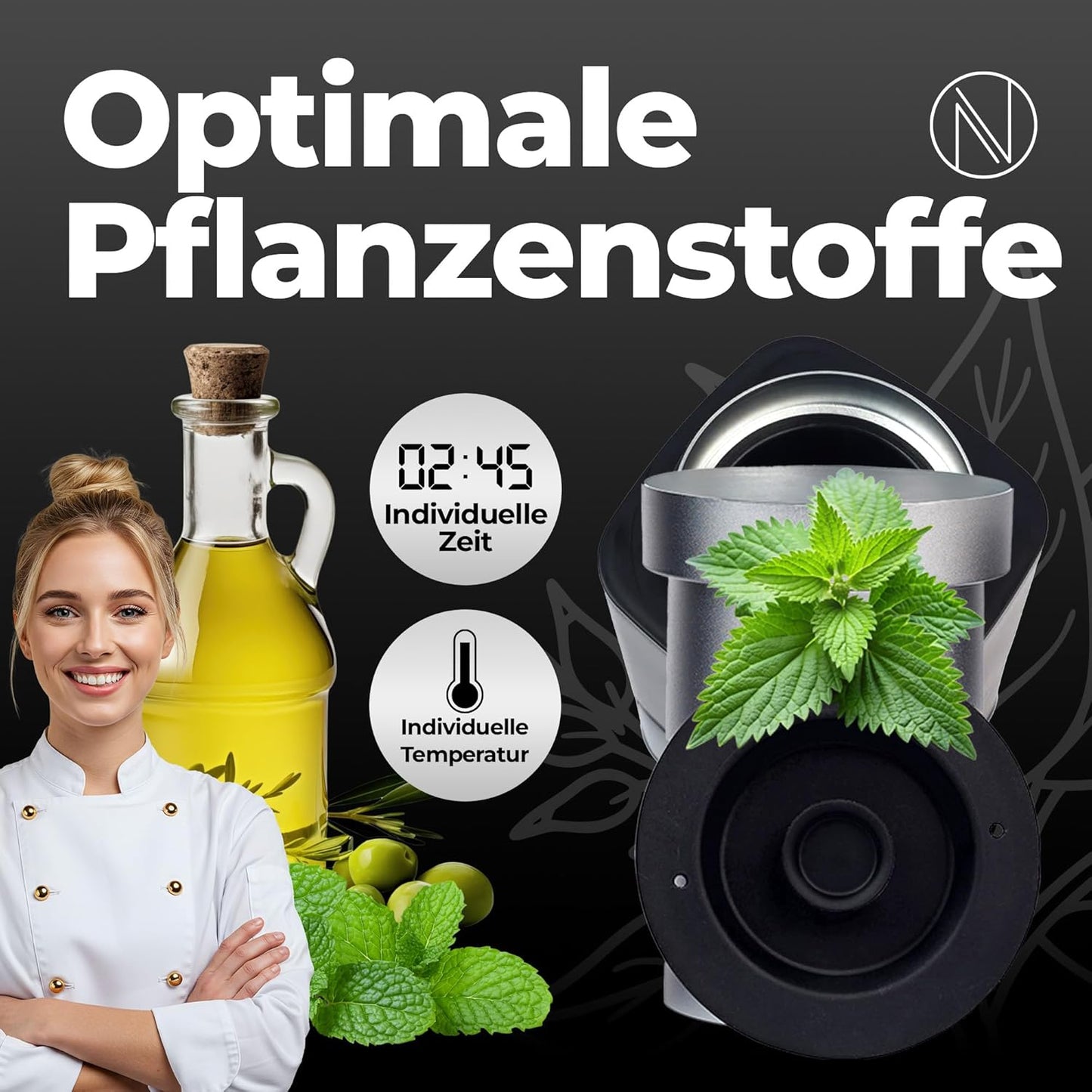 Decarboxylator & Infuser mit Zubehör, Boost Schwarz
