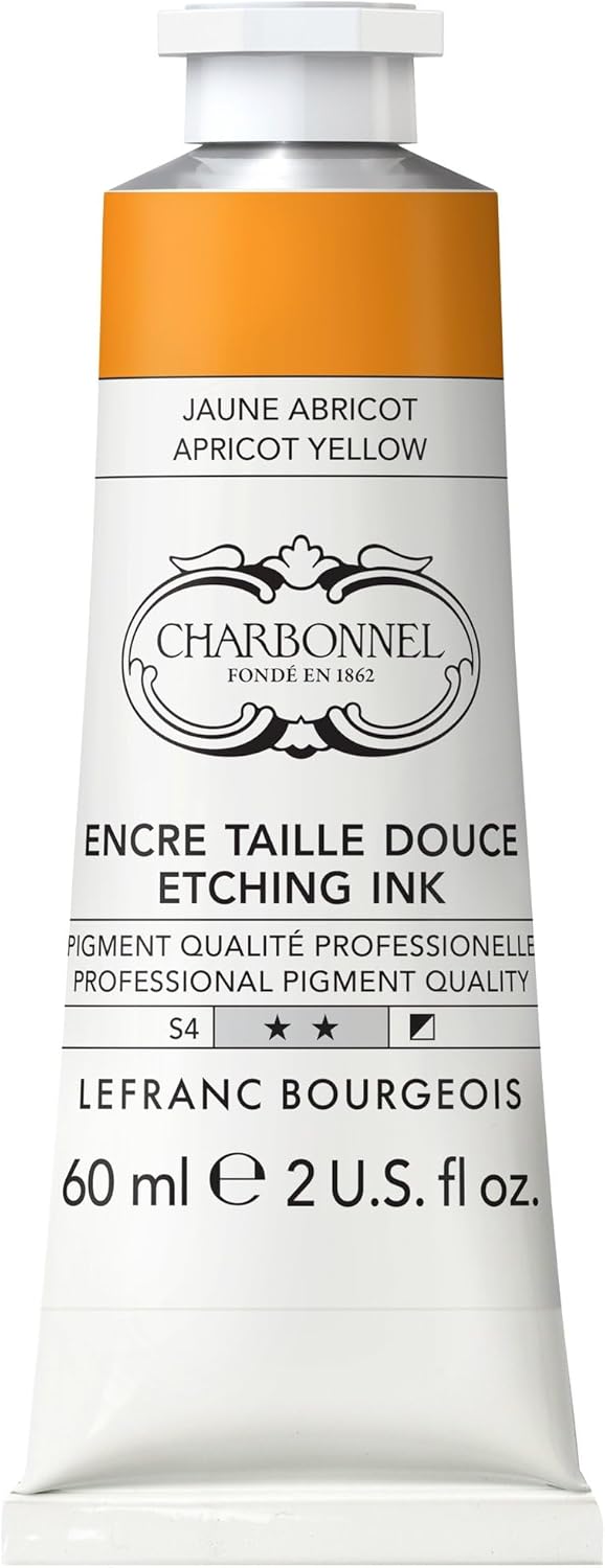 Hochpigmentierte Tiefdruckfarbe, 60 ml (1er Pack) Aprikosengelb