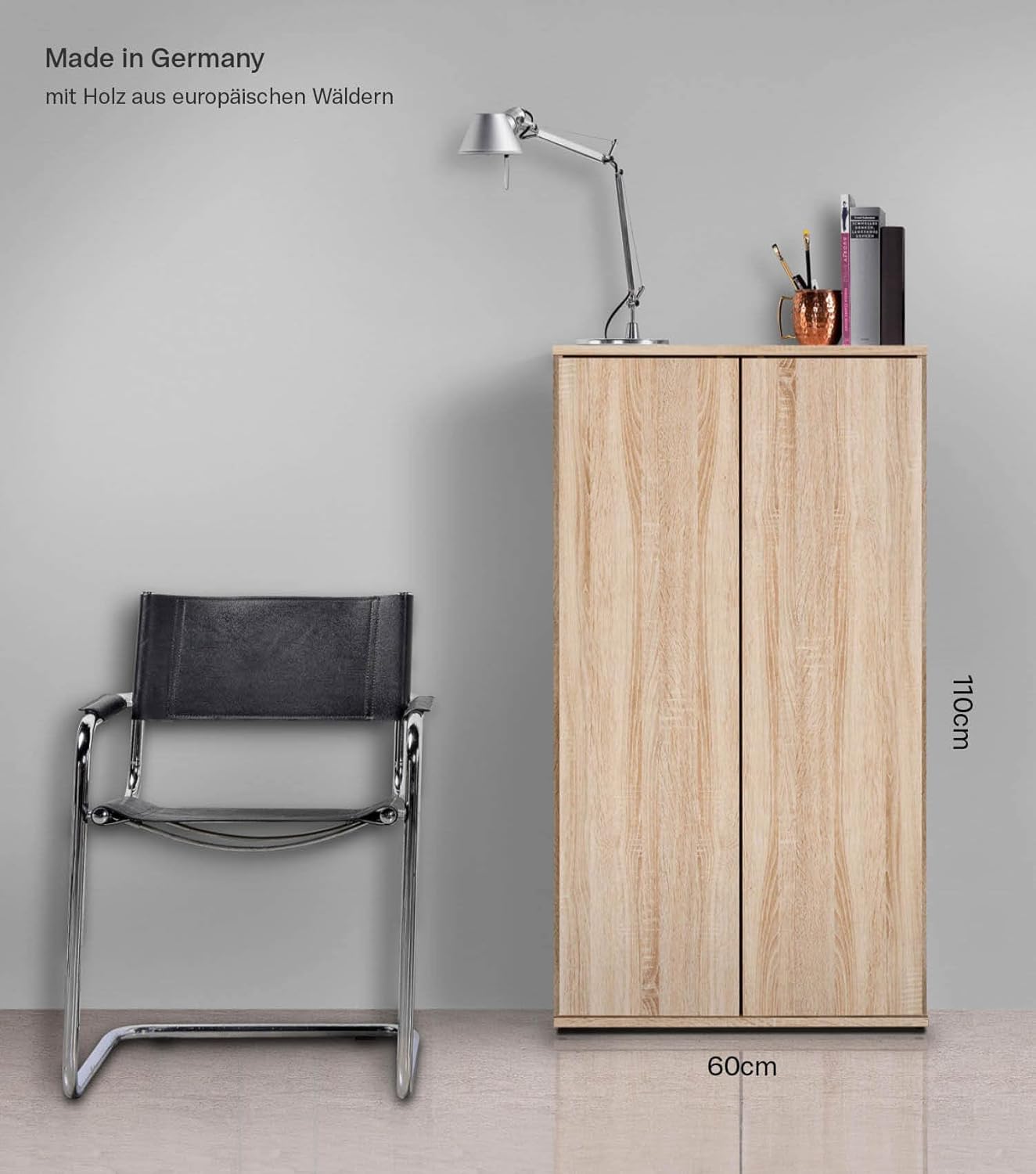 Mehrzweckschrank, Höhe 110CM Sonoma Eiche -69