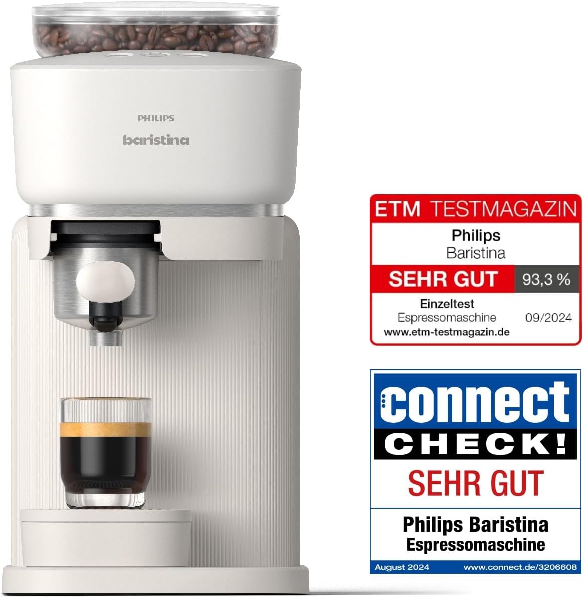 Baristina Espressomaschine BAR303/00 mit Milchaufschäumer