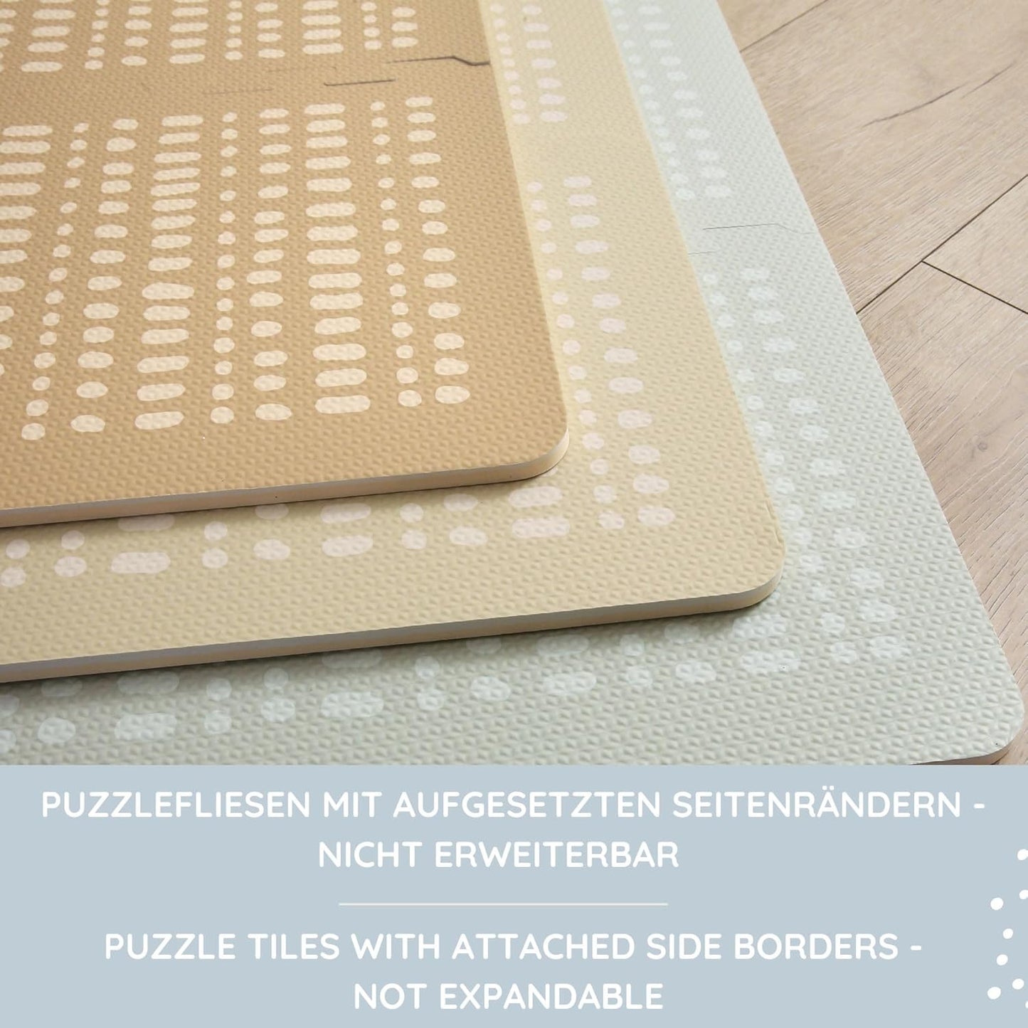 Baby Puzzlematte, Hygge Grau / 1,7x1,2m