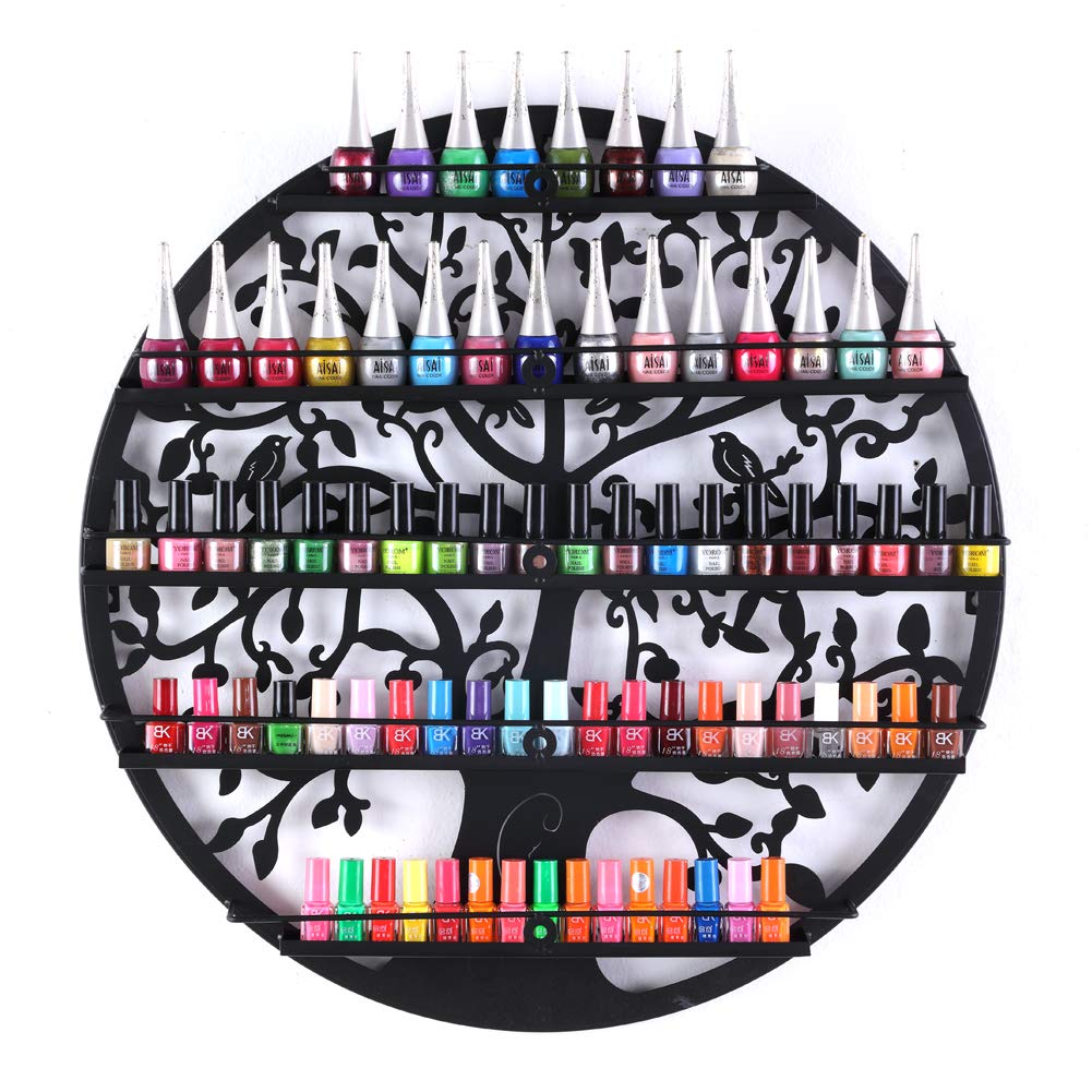 Nagellackregal, Schwarz