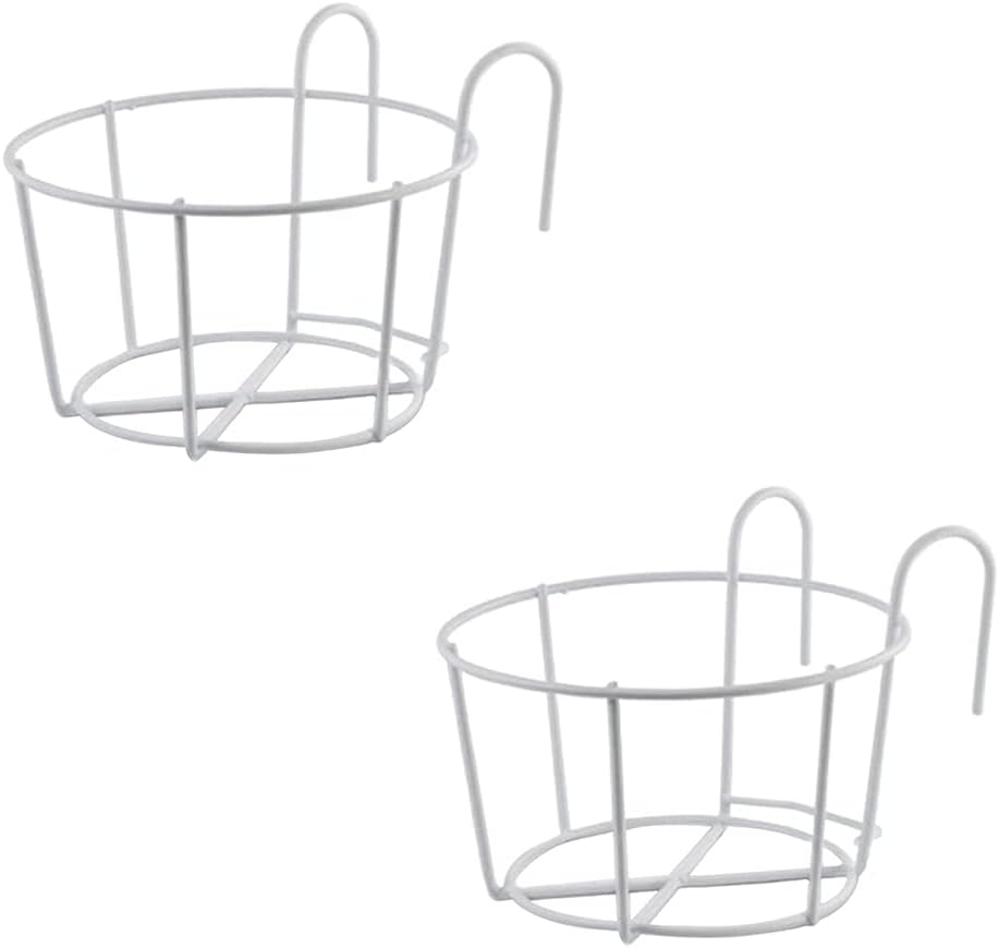 Blumentopfhalter (2 Stück), Weiss