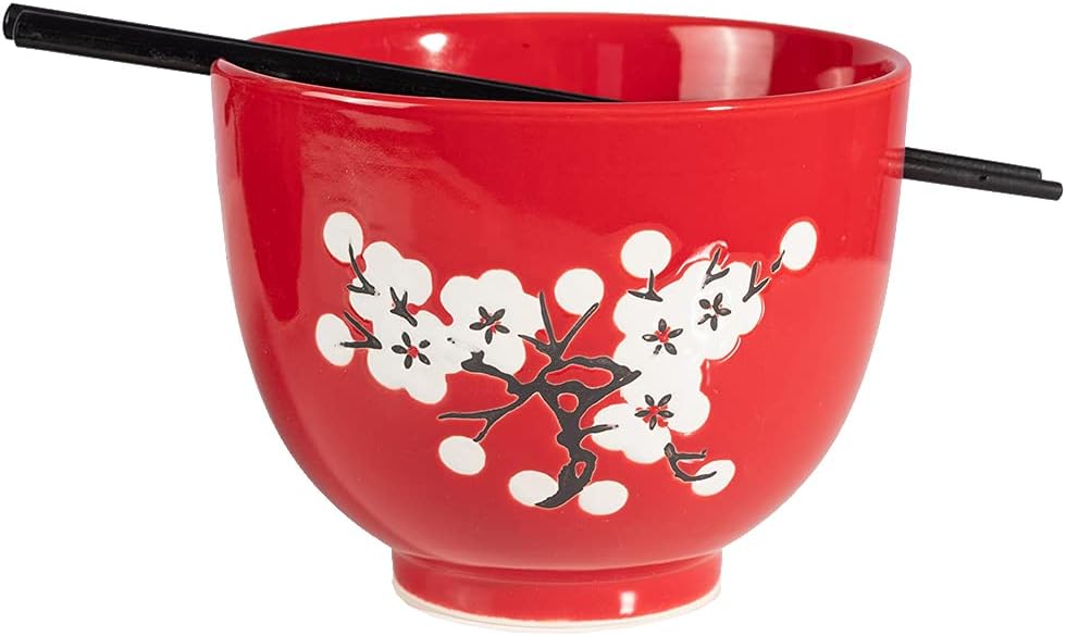 2er-Set Suppenschalen, Rot / Schwarz