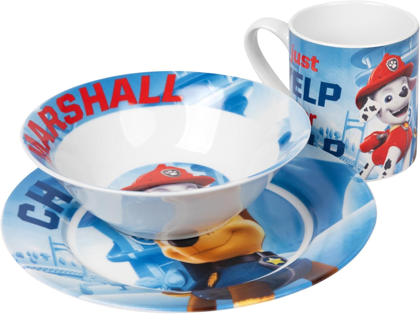 3-teilige Paw Patrol Frühstücksset