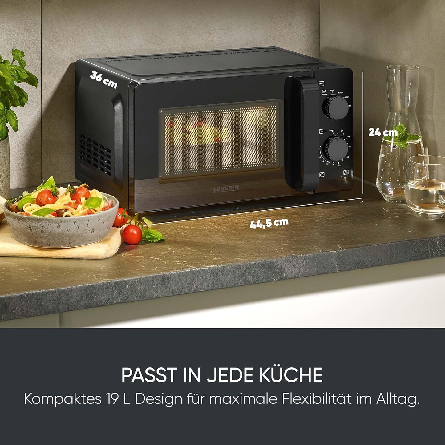 Mikrowelle Solo MW 9180, Solo, 19L Schwarz