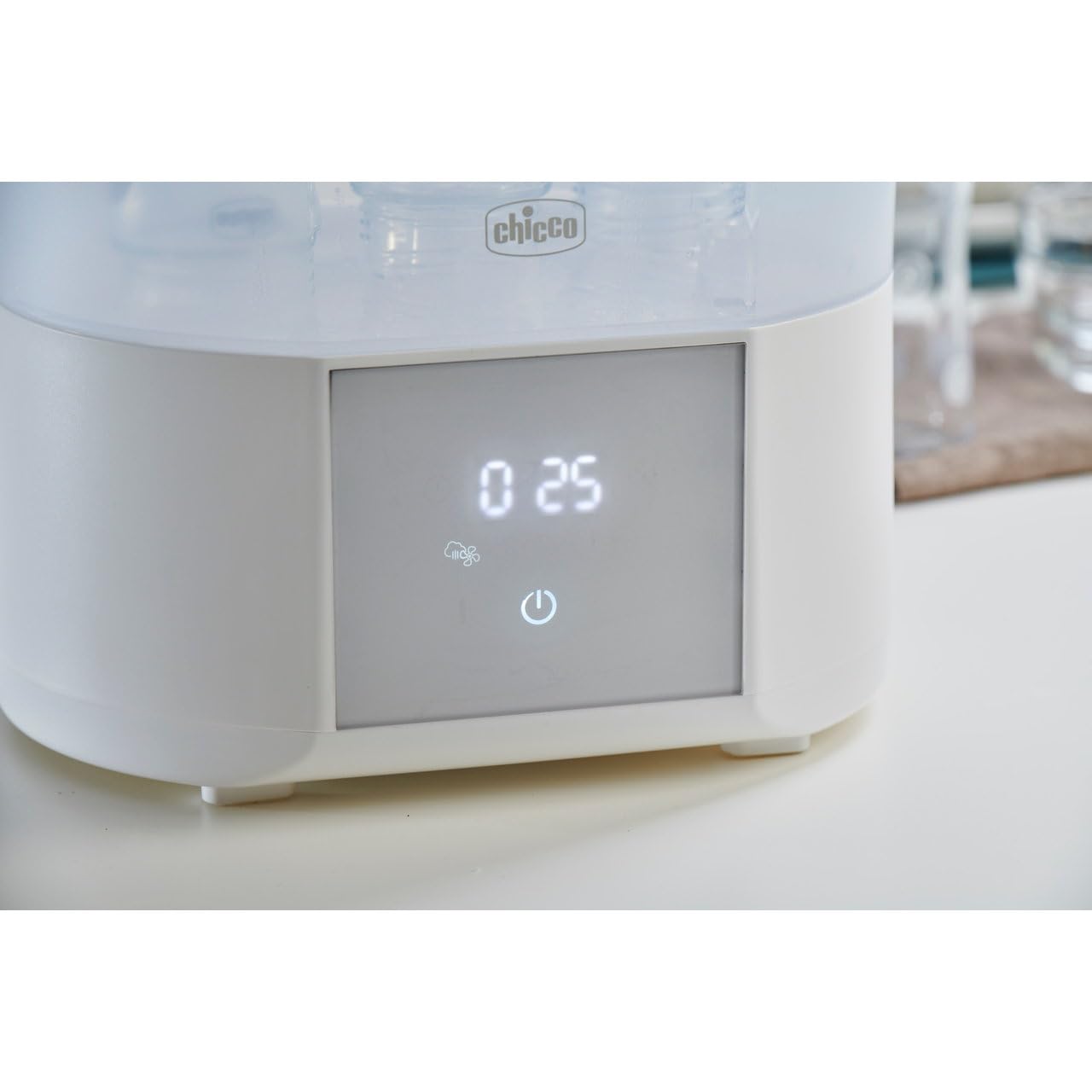 Sterilisator für Babyflaschen mit Trocknungsfunktion, Mit Troknungsfunktion