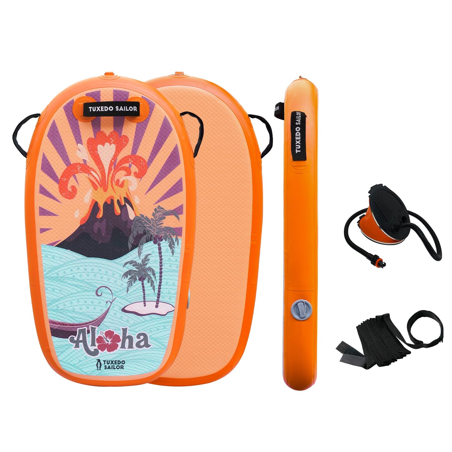 Aufblasbares Bodyboard, 110cm×50.8cm×10cm Vulkane