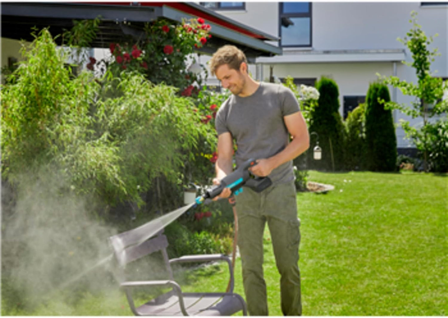 Akku-Mitteldruckreiniger AquaClean 24/18V Set, mit Akku und Zubehör