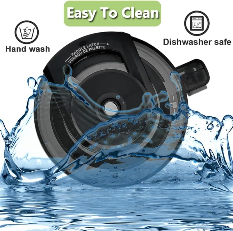 Ersatzdeckel für Ninja Creami NC300EU Eismaschine, Äußerer Schüsseldeckel