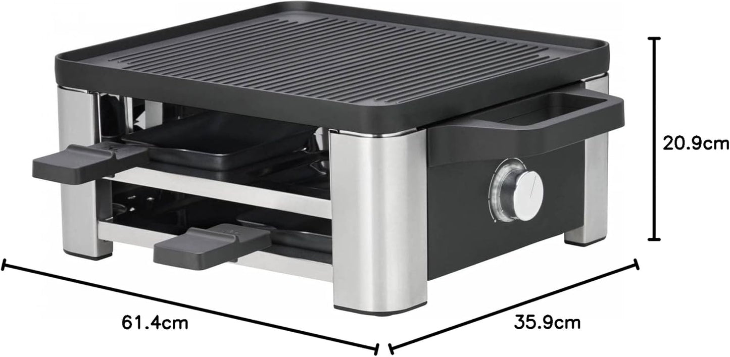 Raclette-Grill und Fondueset, 4 Person + 8 Person