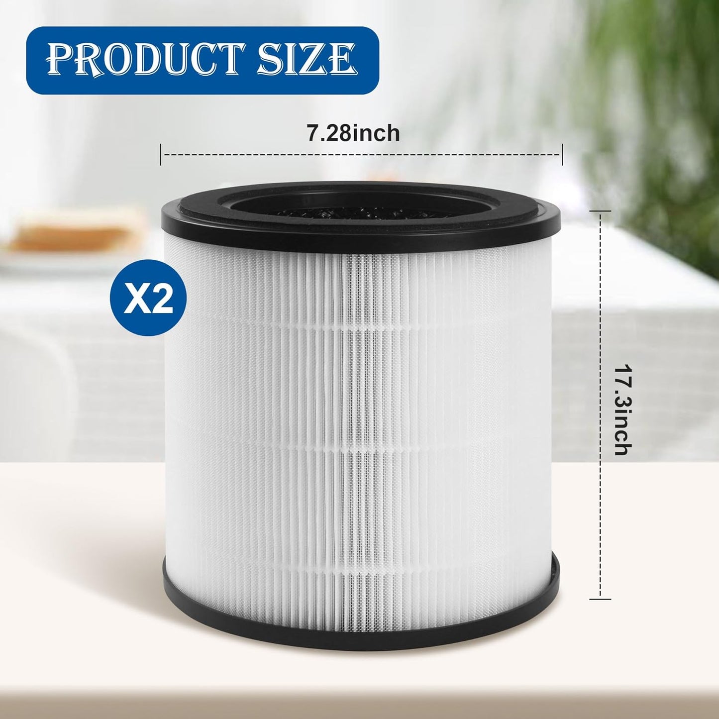 HEPA Filter-Set für Philips Luftreiniger 800 Serie