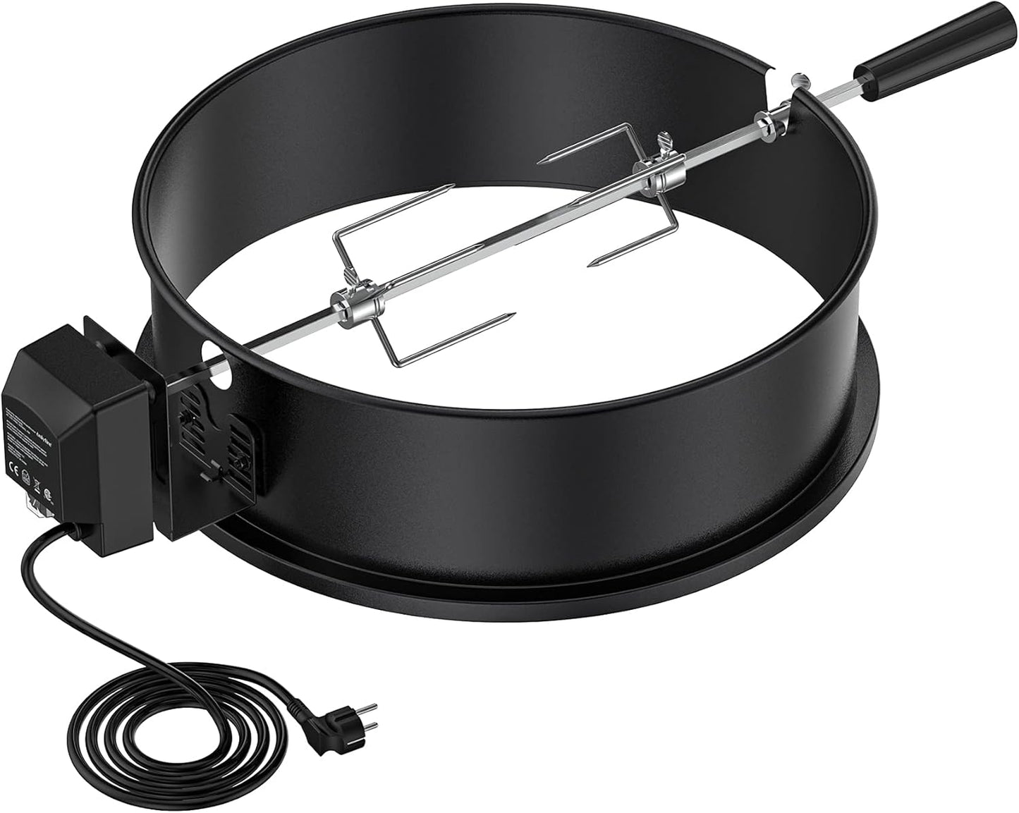 Drehspiess mit Motor für Kugelgrill (47 cm)