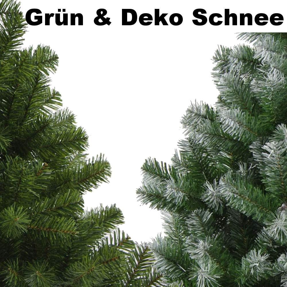 Künstlicher Weihnachtsbaum, 150 cm, Deko-schnee 150 cm