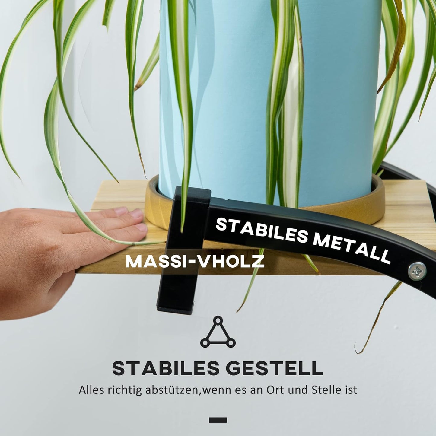 Pflanzenregal mit 4 Ebenen