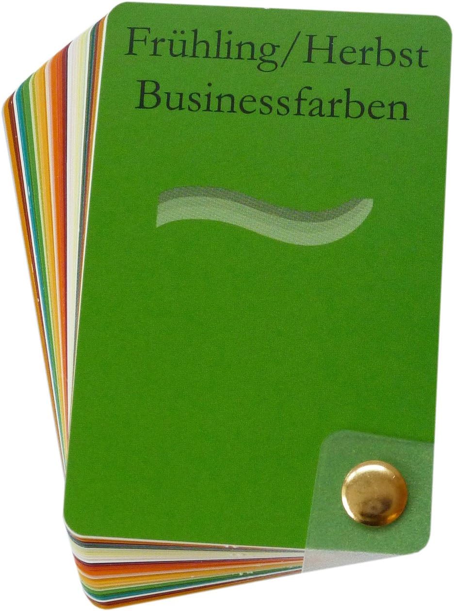 Business-Farbfächer mit 34 Farben, Frühling/Herbst