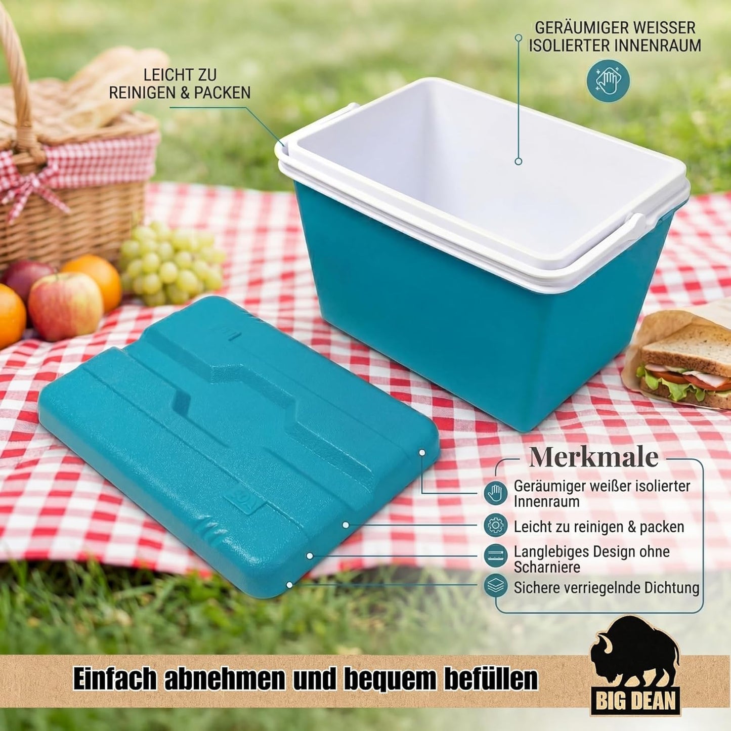 Kühlbox für langanhaltende Kühlung