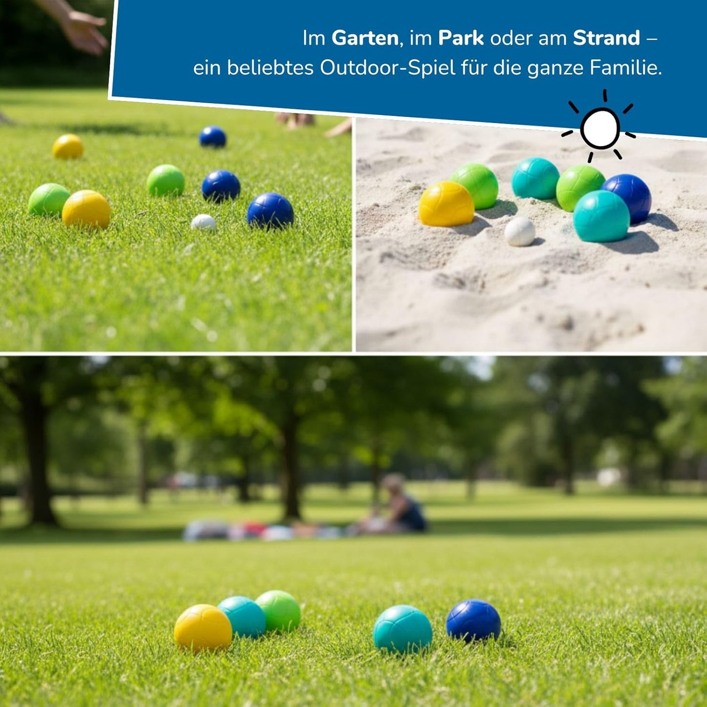 Boccia-/Boule Spiel