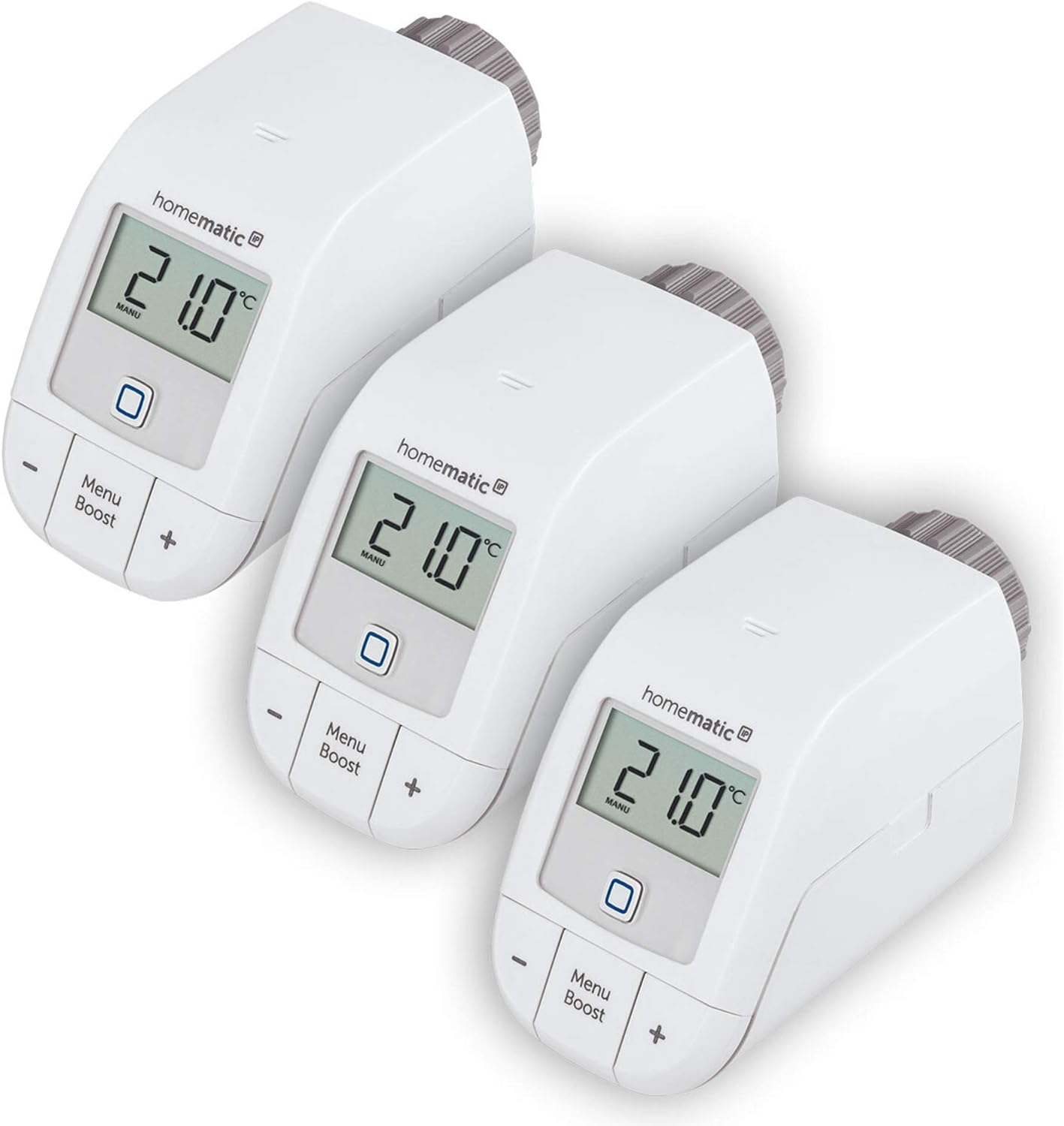 3er Set Smart Home Heizkörperthermostat, 3er Set Thermostate – Basic