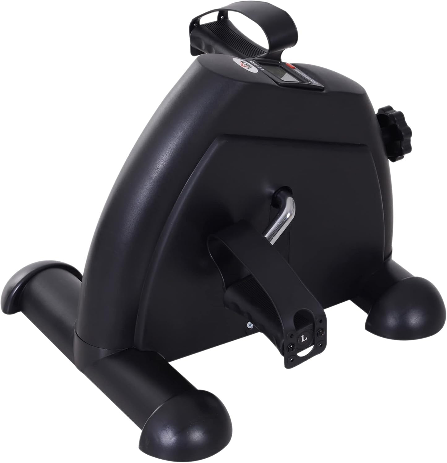 Pedaltrainer mit LCD-Display, B39 x T40 x H31 cm Schwarz