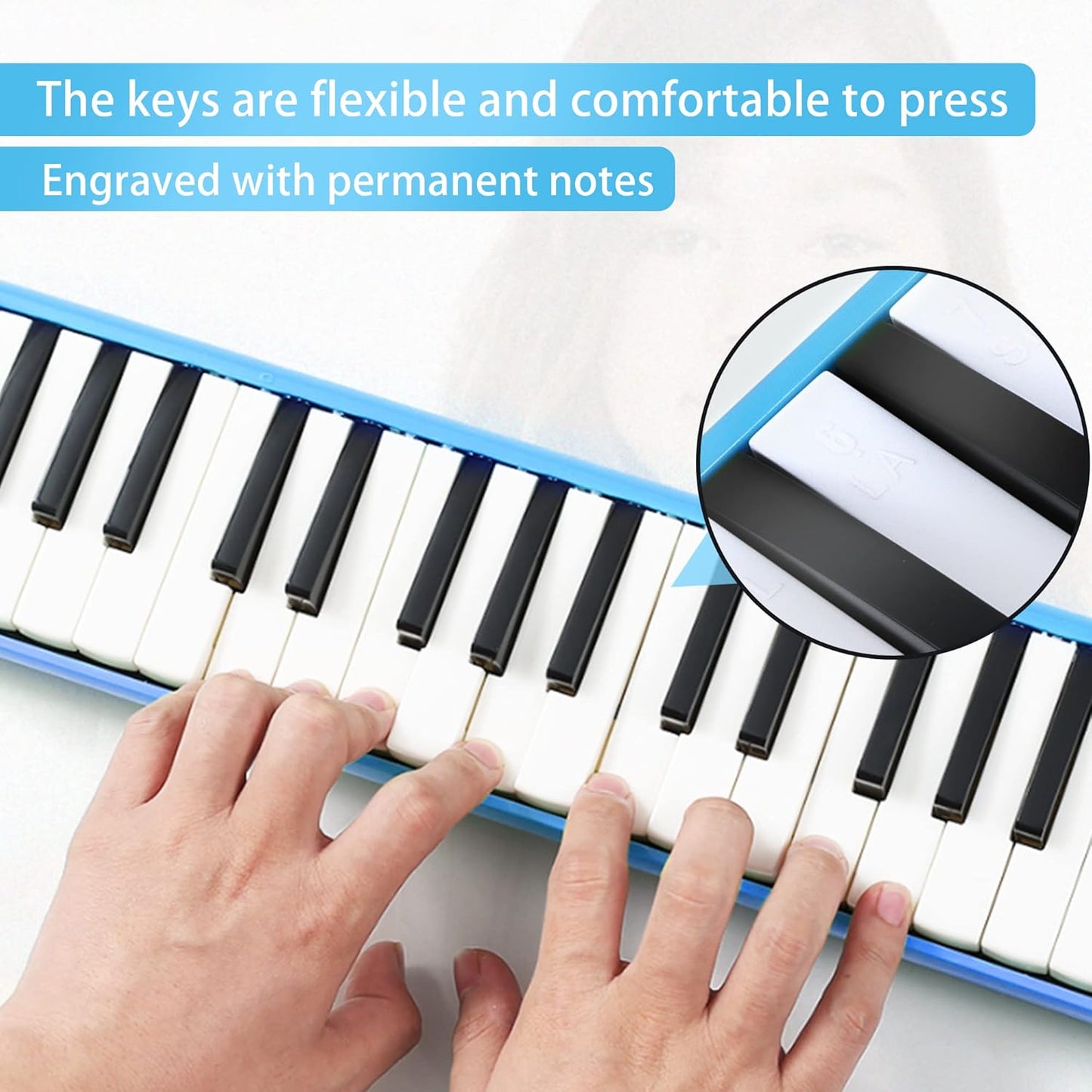 Melodica, BM32K-blue