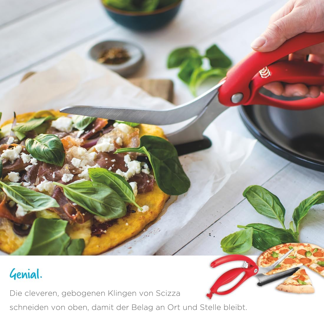 Scizza - Pizzaschere, Schwarz Modern