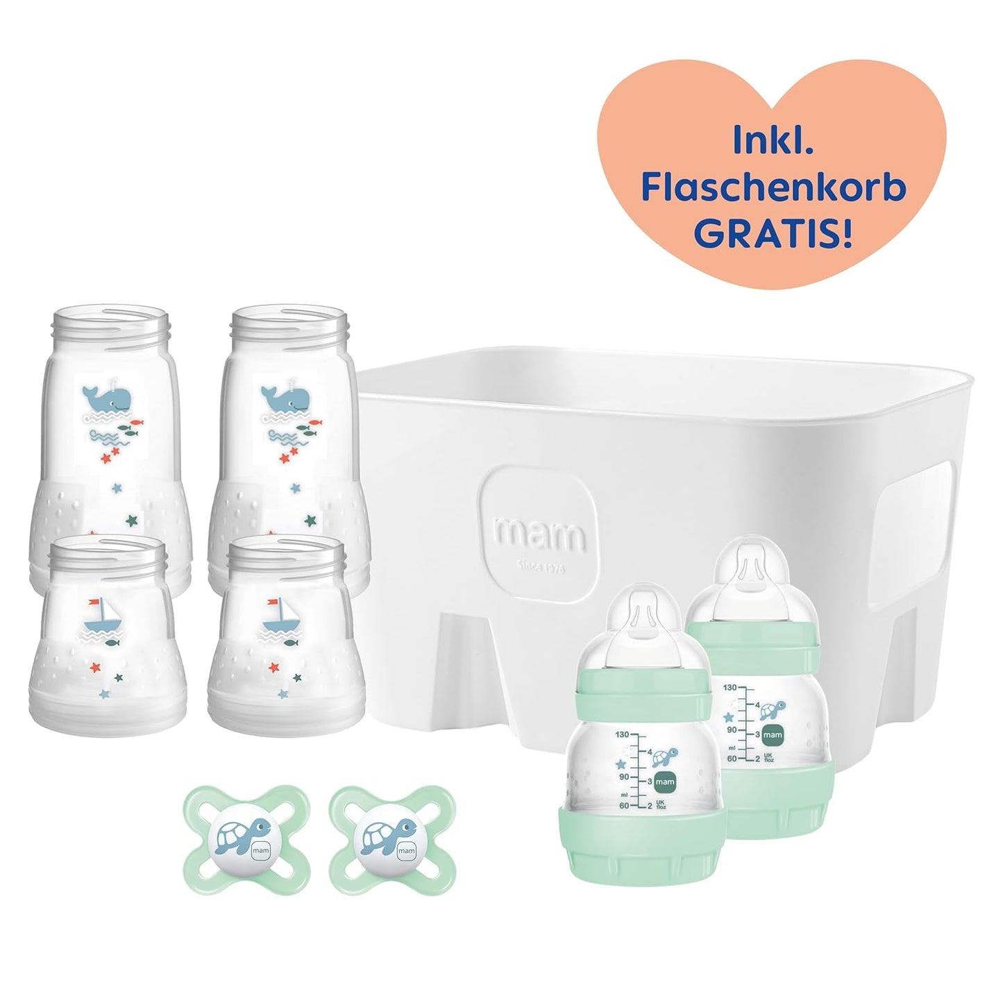 9-teiliges Anti-Kolik Babyflaschen Set, Easy Start Combi Set