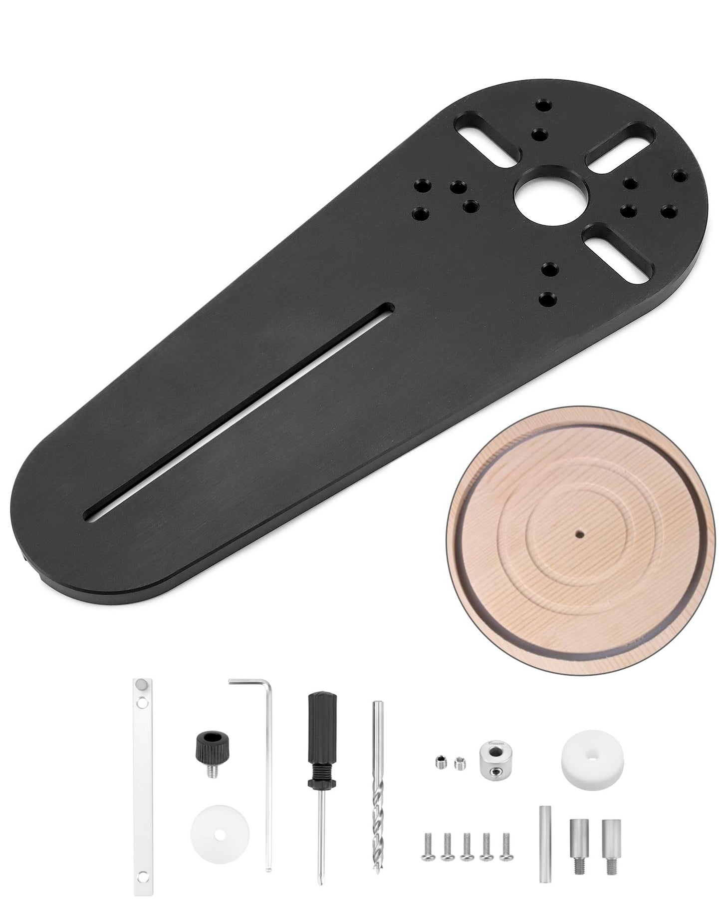 Kreisschablone für Handfräsen (2-68 cm)