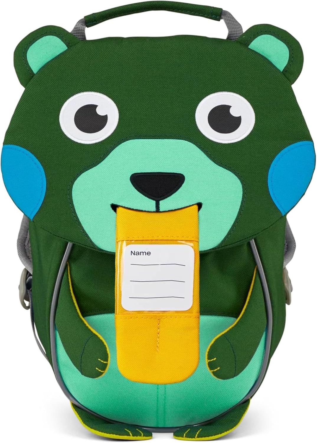 Ergonomischer Kindergarten-Rucksack Kleiner Freund, Einheitsgrösse Kreativ Bär - Grün