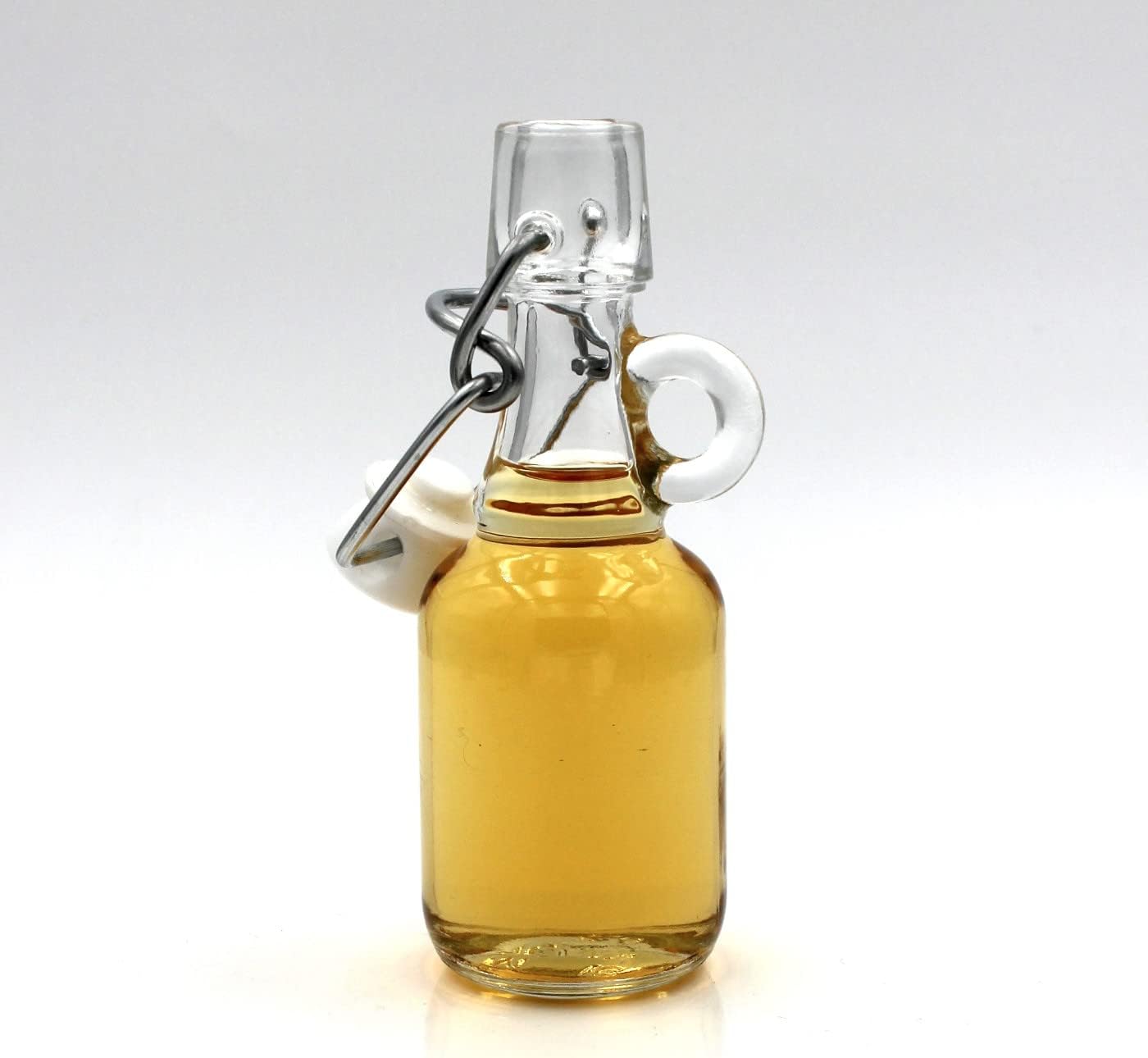 Mini-Bügelflaschen-Set (48 Stück, 40 ml), Weiss - Bügelverschluss 48 Stück/40ml