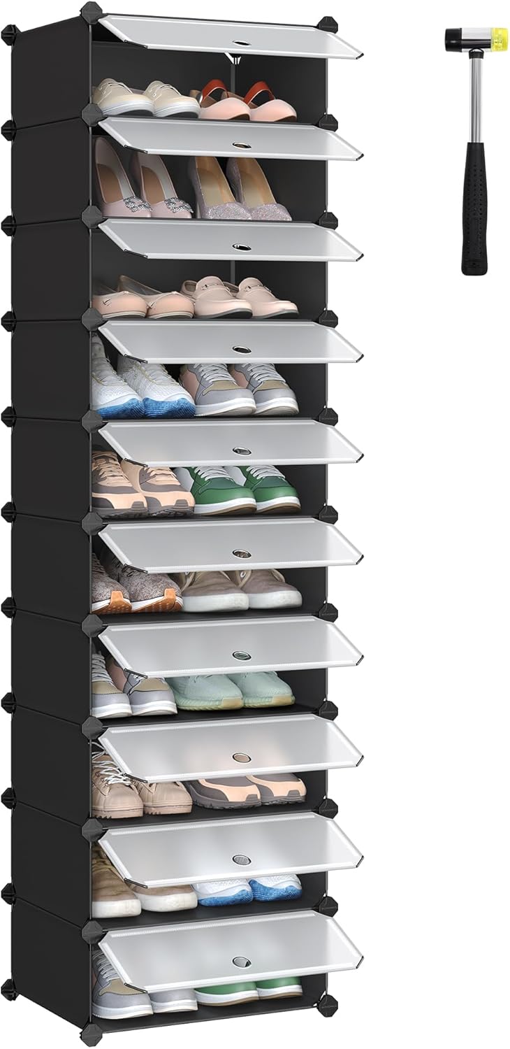 Quadro Schuhregalsystem, 1 Schwarz