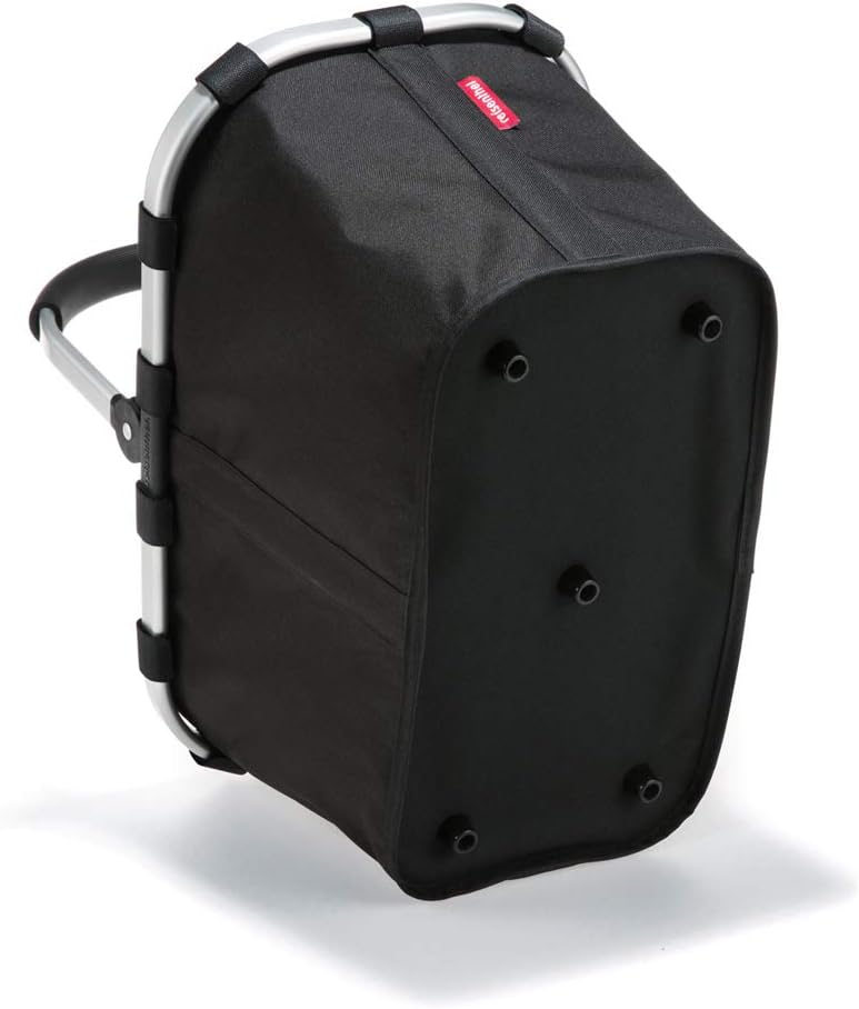 Carrybag mit Coolerbag Einkaufstasche, Black + Twist Silver