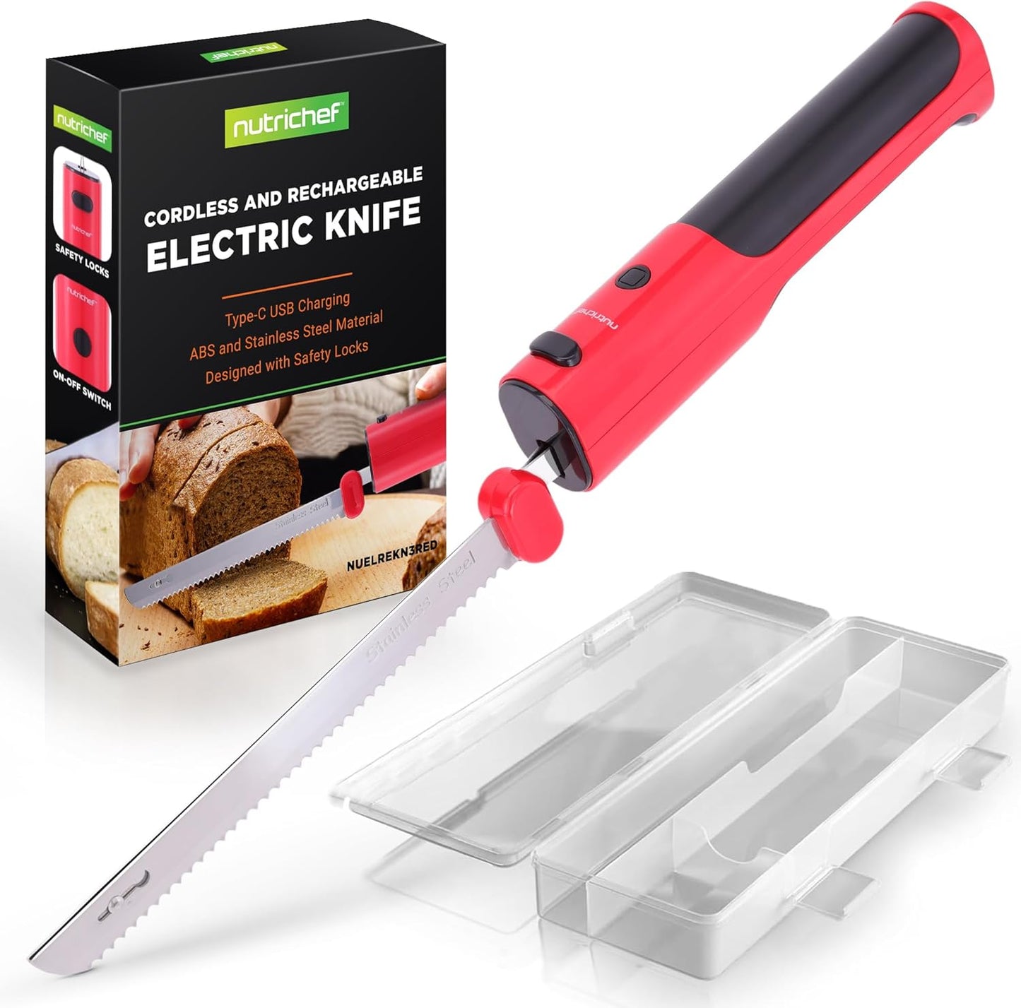 Kabelloses Elektromesser, Rot