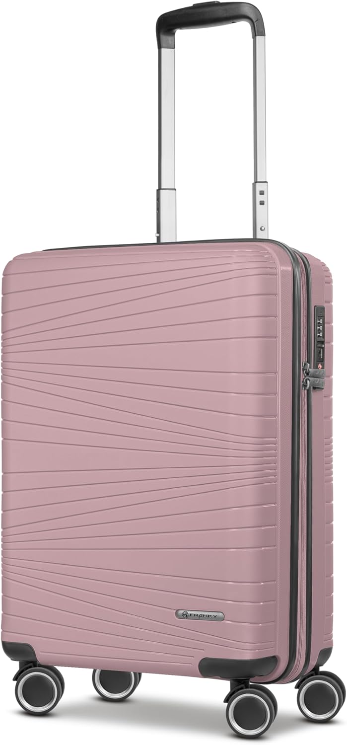 Dallas 3.0 Hartschalen-Trolley mit Rollen und TSA-Schloss, Old Rose Koffer S (55 cm)