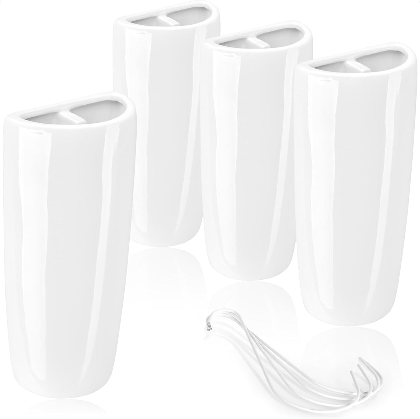 4 x Heizkörper Luftbefeuchter, Weiss - Konisch