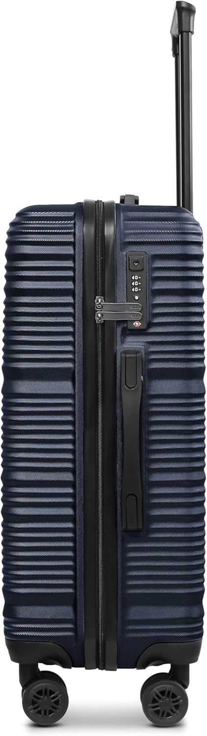 Essentials 16 Hartschalenkoffer-Set, 3-teilig mit TSA-Schloss, Dark Blue Kofferset (3-teilig)